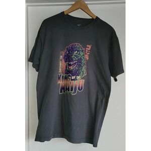 TeeFury Gray Graphic Tee Large 100% Cotton Casual T-Shirt